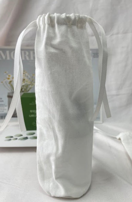 Dandelion Chocolate CORPORATE Private Inventory (Not for public use / general use) Muslin Sleeve for Hot Chocolate vials