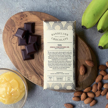 Dandelion Chocolate DCJ Zorzal Communitario, Dominican Republic 2017 70% Single-Origin Chocolate Bar